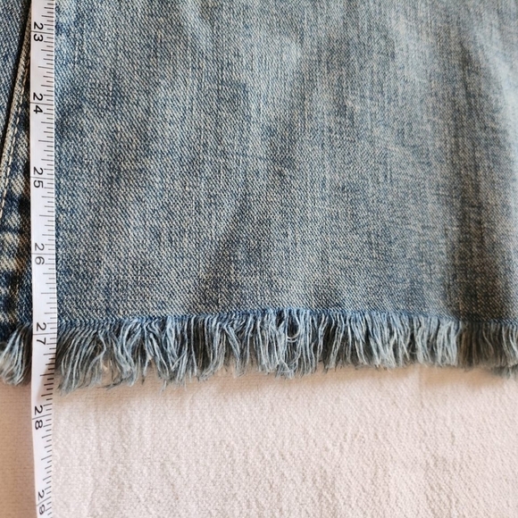 7 For All Mankind Raw Edges Easy Boy Bootcut Sz. 33 Jeans - Picture 15 of 16